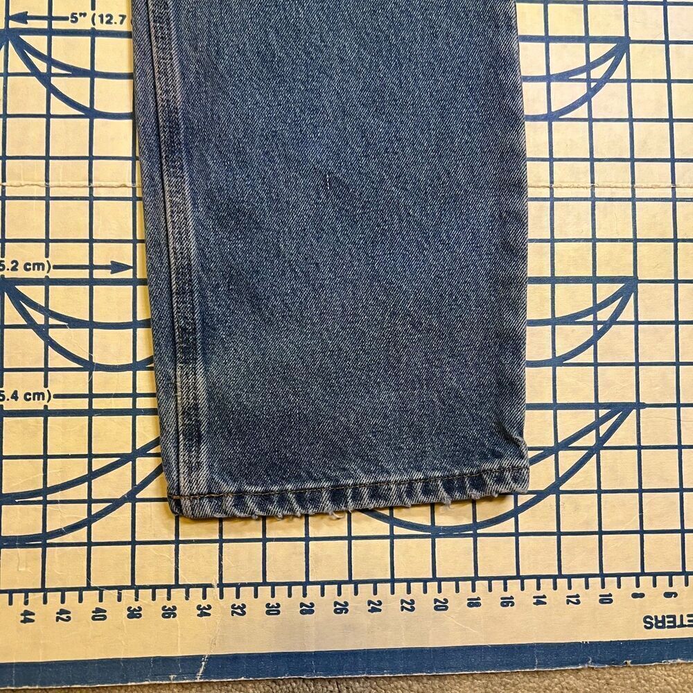 Carhartt Denim Jeans Men's Size 38x32 B480-DVB Blue Workwear Pants - Picture 9 of 12